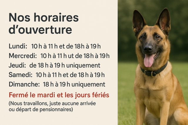 Horaires pension